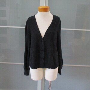 Talbots Long Sleeve Button Front V-Neck Cardigan